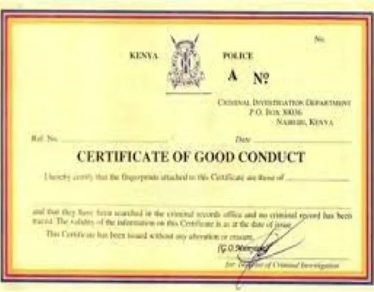 how-much-is-good-conduct-in-kenya-application-requirements